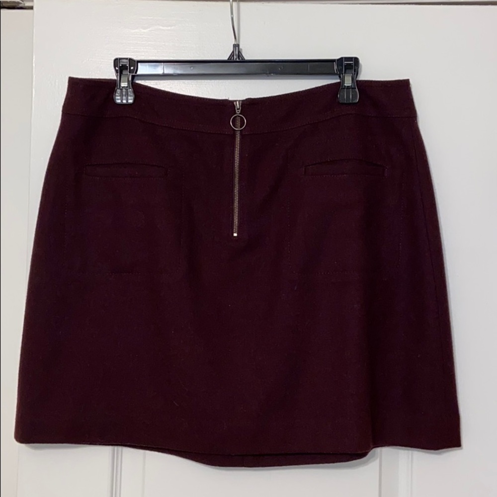 Zip Up Madewell Skirt